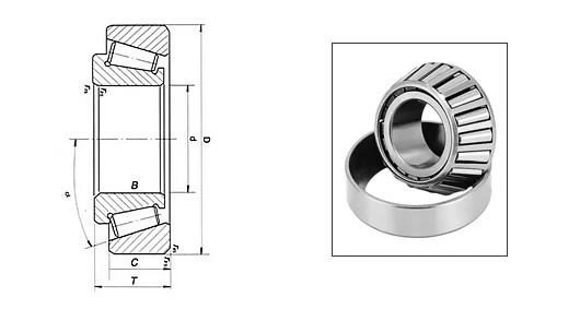 Precision spindle bearing 32020P4